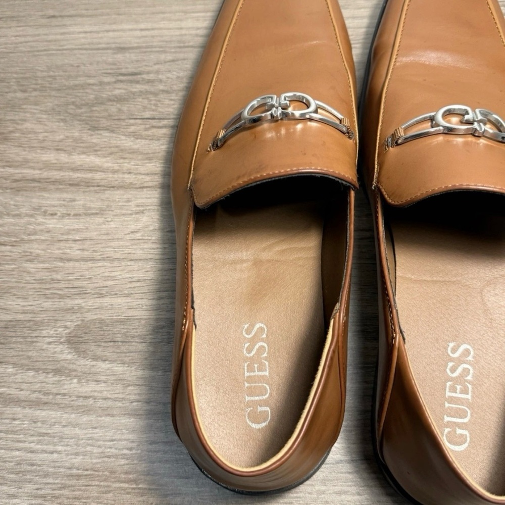 GUESS Men's Hawner Square Toe Slip On Dress Loafers - Picture 12 of 13